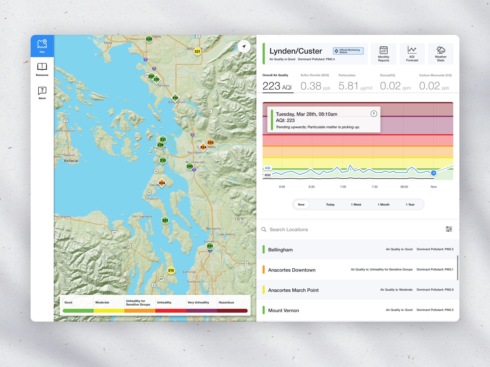 Northwest Clean Air Act Monitoring Site